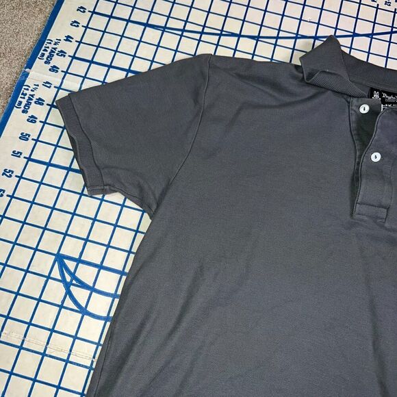 Physco Bunny Polo Shirt Size 5 Gray Short Sleeve Chest Logo Shirt - Picture 6 of 9